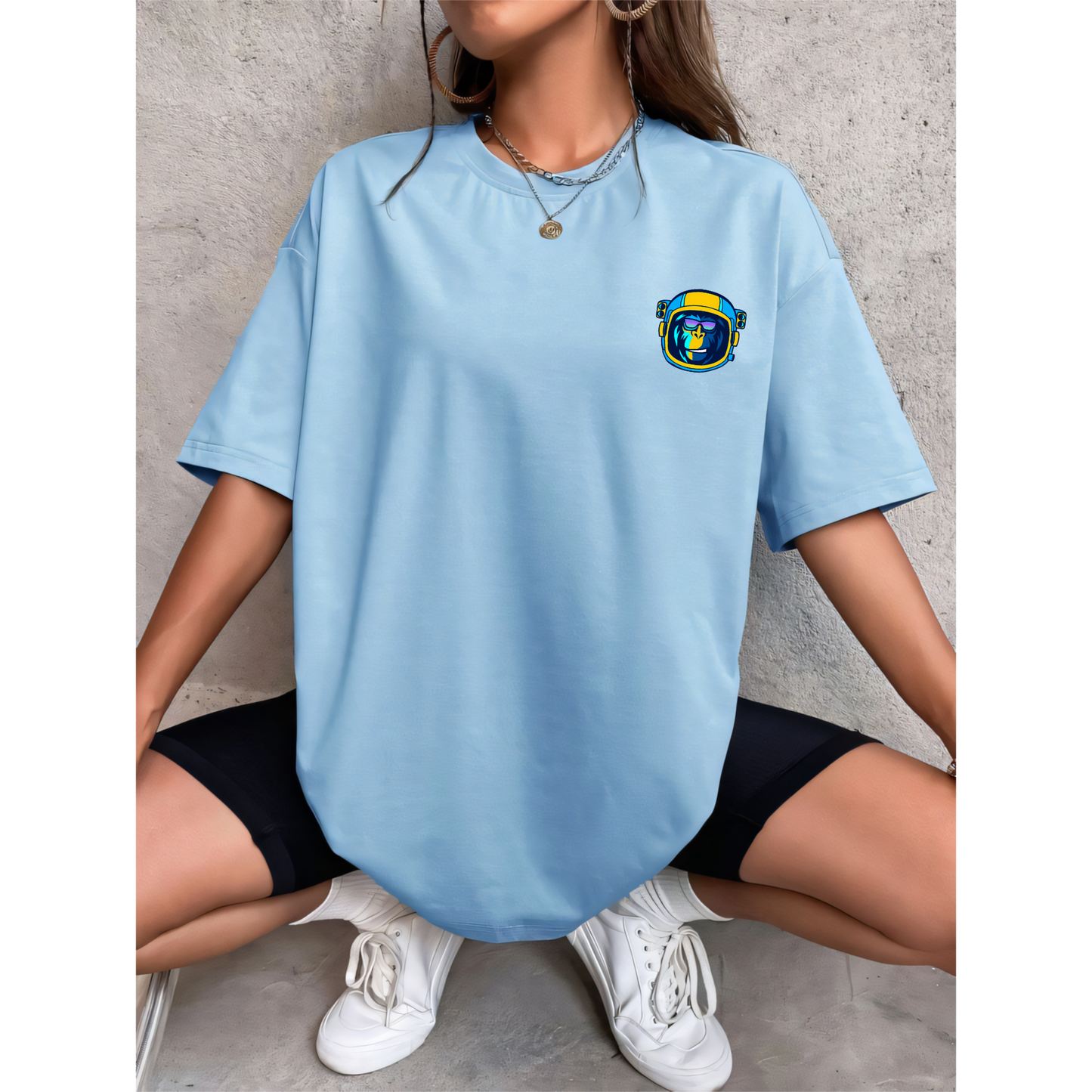 Space Chimps Oversized T-Shirt