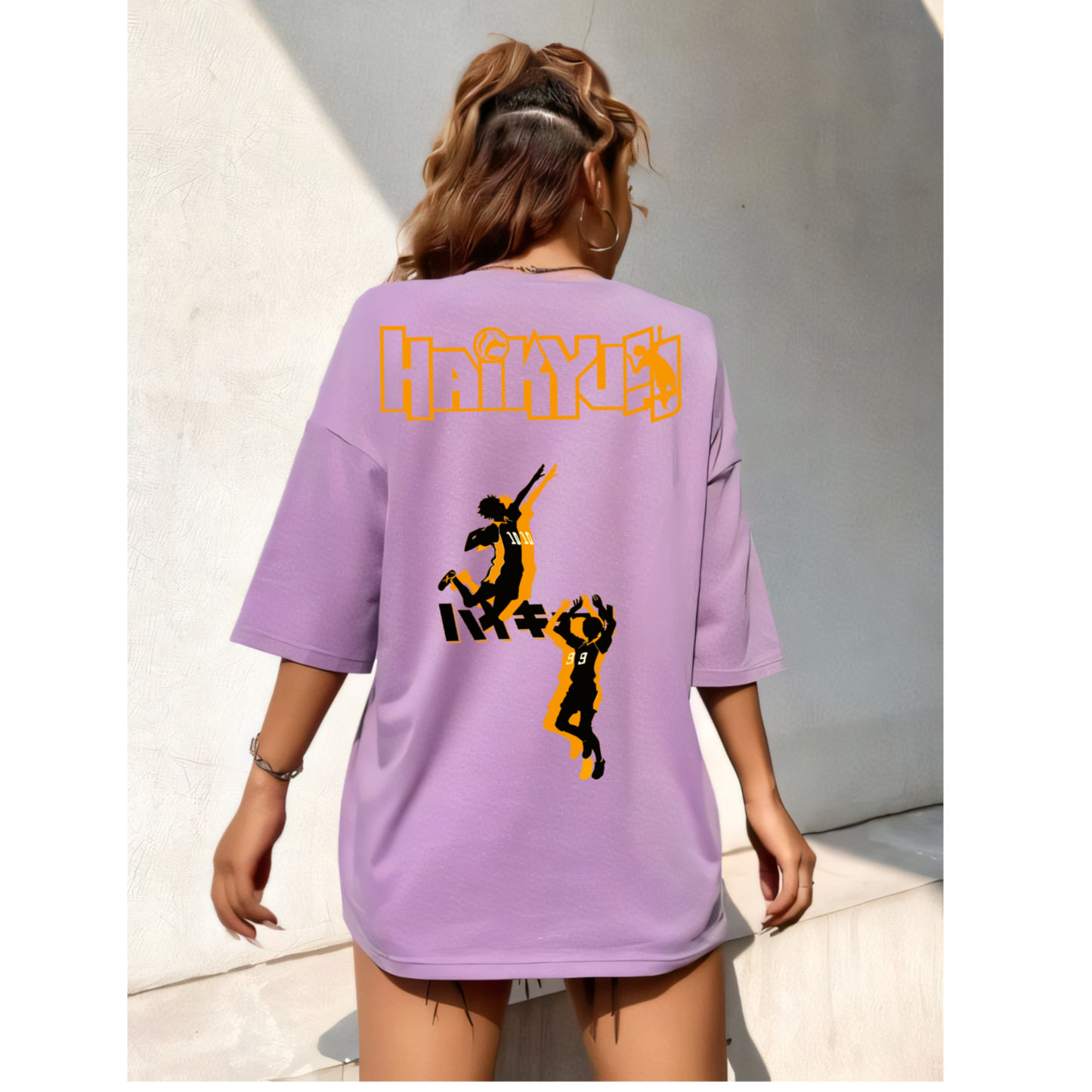 Haikyuu Dumpster Battle Oversized T-Shirt