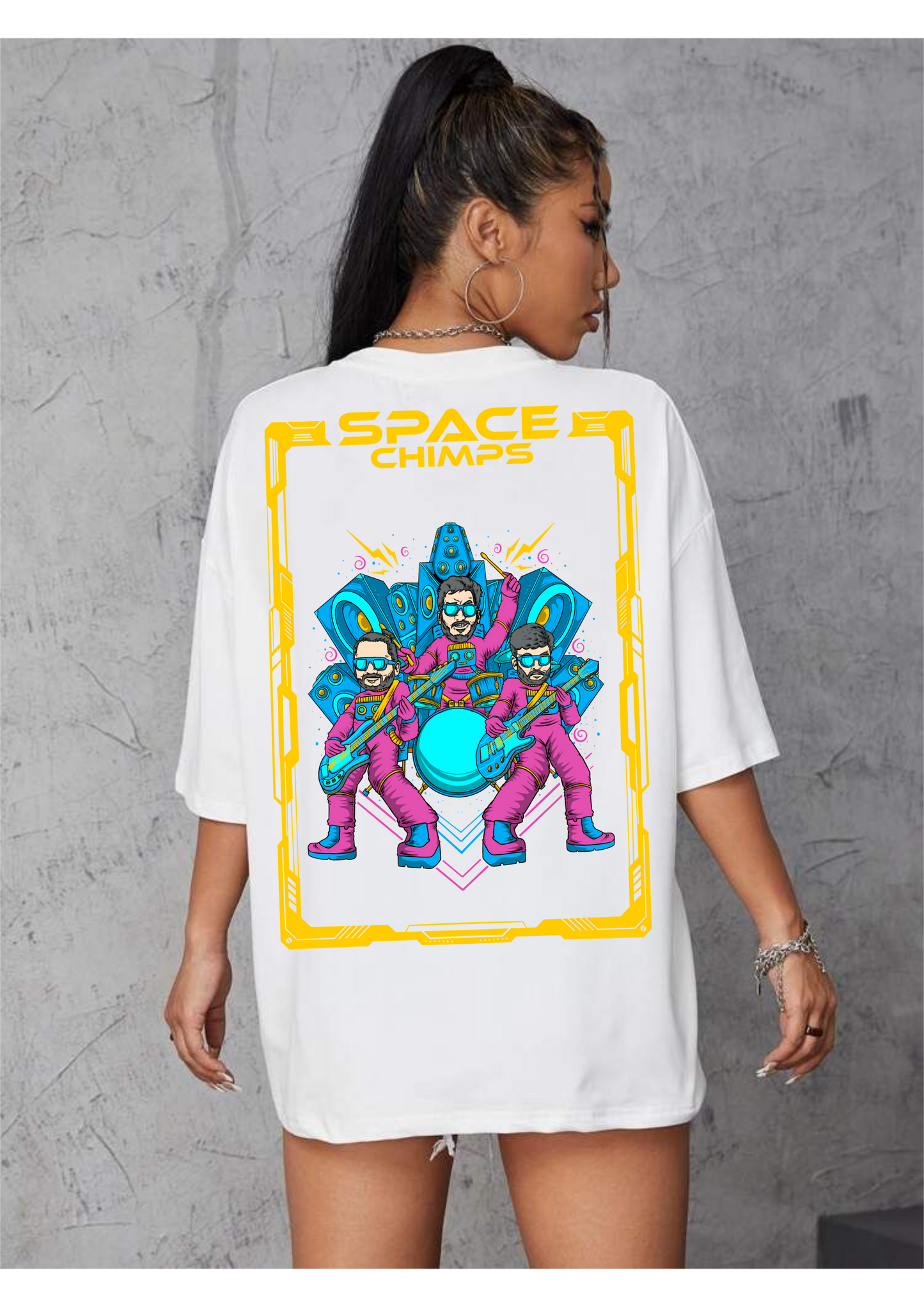 Space Chimps Oversized T-Shirt
